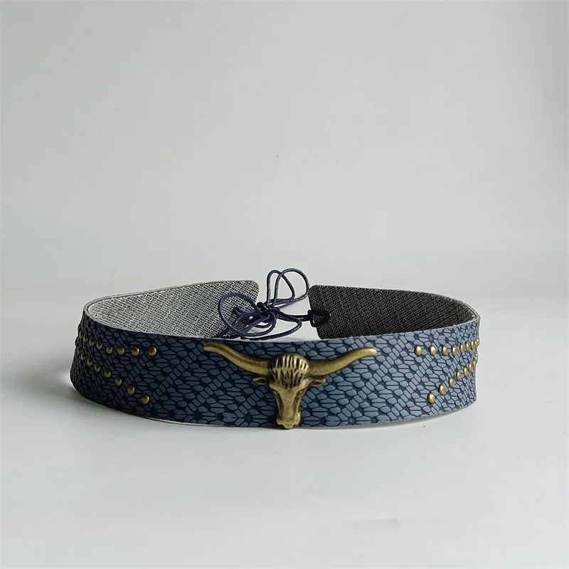 Artisanal Bullhead Western Rope Band