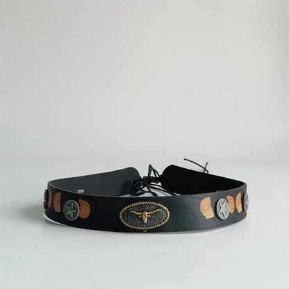 Artisanal Bullhead Western Rope Band